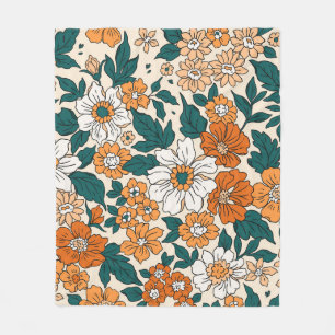 Vintage nahtlose Blumenmuster. Liberty-Stil Fleecedecke