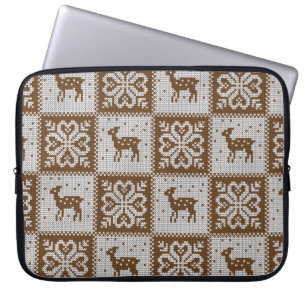 Vintage, nahtlose Ziermuster Laptopschutzhülle