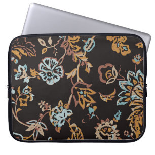 Vintage nahtloses Blumenmuster. Handgezeichnete Te Laptopschutzhülle