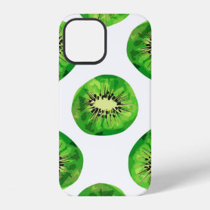 vintage Nahtloses Muster Kiwi-Illustration Hand dr iPhone 12 Hülle
