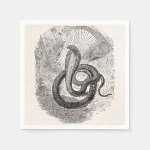 Vintage Naia Haje Schlange - Serviette