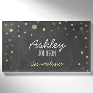 Vintage Namensschild mit Logo Namenschild