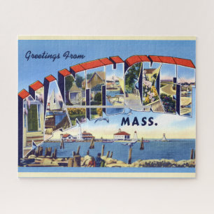 Vintage Nantucket MA 16x20 Puzzle