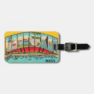 Vintage Nantucket MA Gepäckanhänger