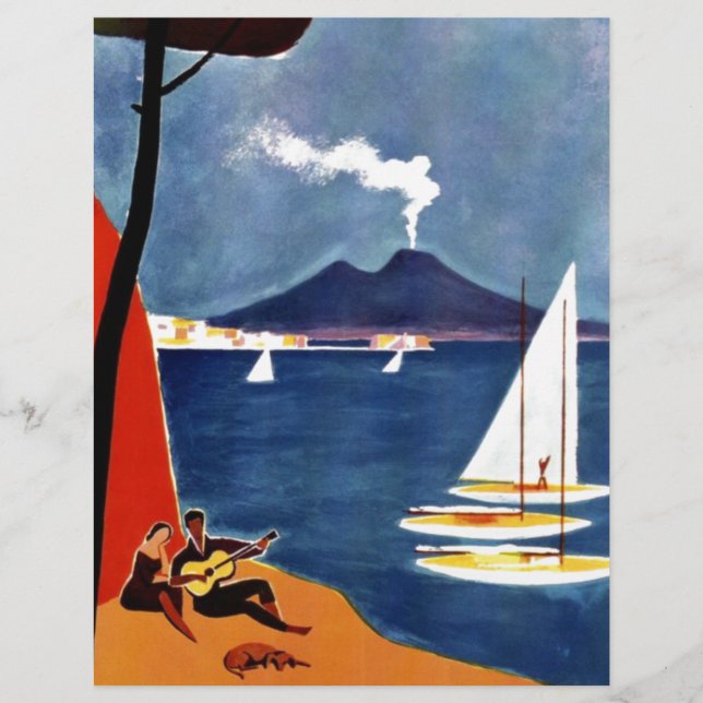 Vintage Napoli Liebe Romantik (Vorderseite)