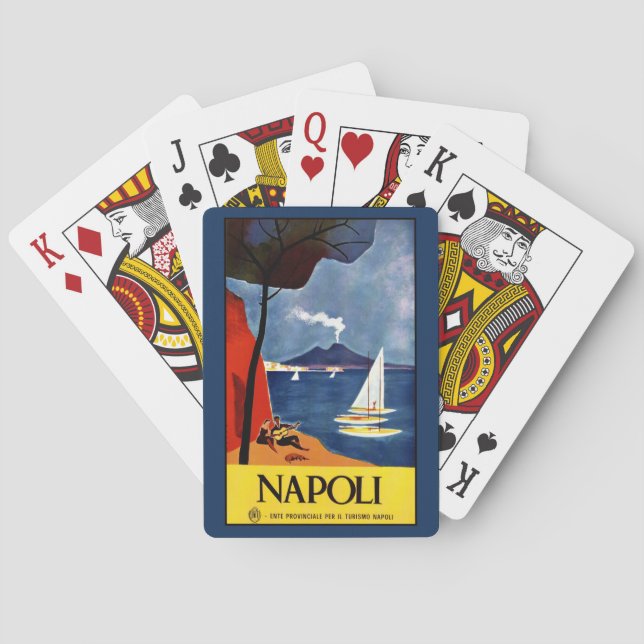 Vintage Napoli (Neapel) Italien Spielkarten (Rückseite)