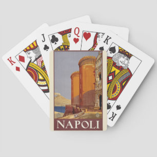 Vintage-Napoli-Plakat - Italien Spielkarten