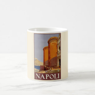 Vintage Napoli Poster - Italien Kaffeetasse