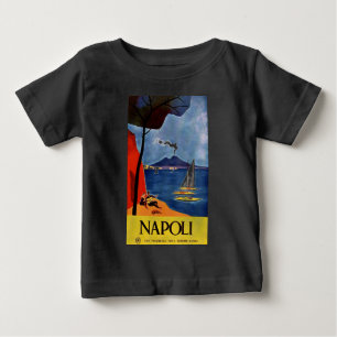 Vintage Napoli Reise Liebe Romantik Baby T-shirt