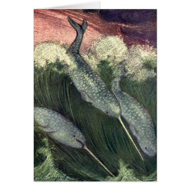 Vintage Narbale, Meereswale und Meerestiere (Vorne)