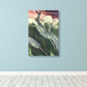 Vintage Narbale, Meereswale und Meerestiere Leinwanddruck