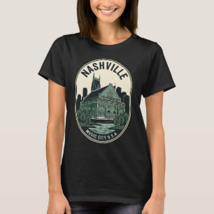 Vintage Nashville Music City Ryman Auditorium Abze T-Shirt