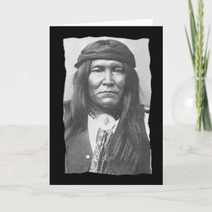 Vintage Native American Cochise Apache Karte