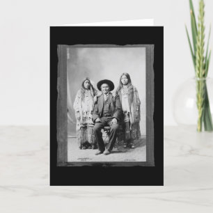 Vintage Native American Geronimo Chiricahua Apache Karte