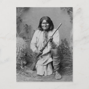 Vintage Native American Geronimo Postkarte