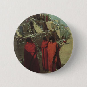 Vintage Native American, Hopi Pueblo von Louis Aki Button