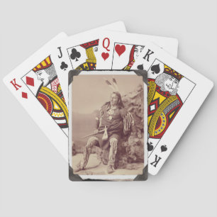 Vintage Native American Ponca Spielkarten