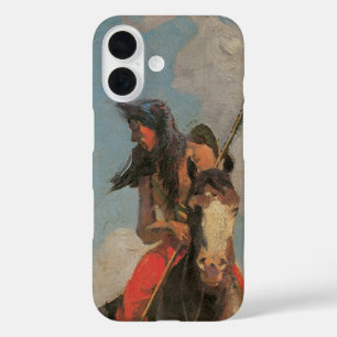 Vintage Native Americans, Crow Outlier von Dunton iPhone 16 Hülle