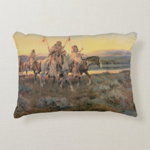 Vintage Native Americans, Piegans von CM Russell Dekokissen