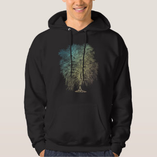 Vintage Natur Außenbäume Landschaft Trek Locarno Hoodie