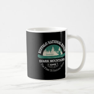 Vintage Natur Buffalo National River Wandern Berg Kaffeetasse