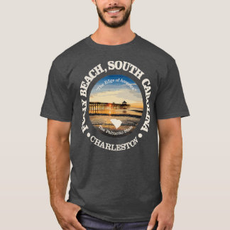 Vintage Natur Folly Beach Berg Wandern T-Shirt