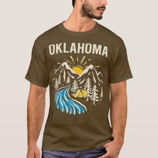 Vintage-Natur-Landschaft Oklahoma T-Shirt