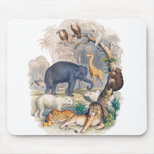 Vintage Natur Mousepad (Vorne)