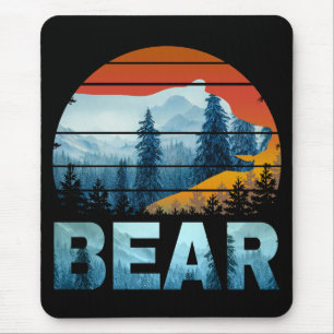 VINTAGE NATUR WILDWALDWÄLDER MOUSEPAD