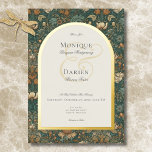 Vintage Natur William Morris Elegante Hochzeit Folieneinladung<br><div class="desc">Ihr Hochzeitstag verdient eine Einladung, die so einzigartig und zeitlos ist wie Ihre Liebe. Unsere von William Morris inspiriert Designs erfassen das Wesen der Naturschönheit mit aufwändigen Mustern in reichen Teelöcken, warmen Rösten, weichen Cremes und erdigen Braunen. Der Vintag inspiriert Text, elegant gerahmt in einem cremefarbenen Bogen und mit echter...</div>