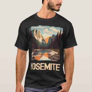 Vintage Naturliebhaber des Yosemite Nationalparks T-Shirt