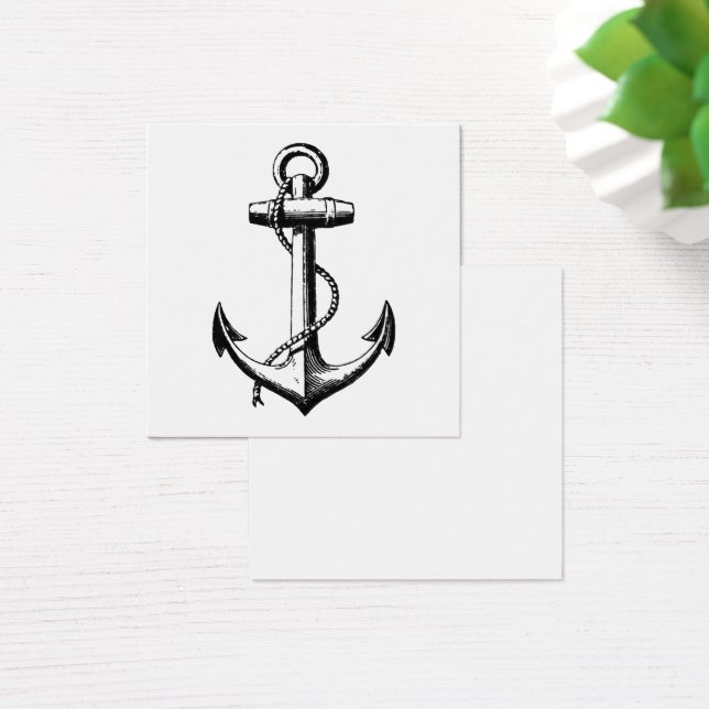 Vintage Nautical Anchor Illustration (Schreibtisch)
