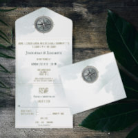Vintage Nautical Compass-Hochzeit