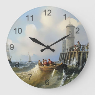Vintage Nautical Wall Clocks Große Wanduhr