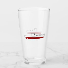 Vintage Nautikboote - Hummerboote nach unten Glas