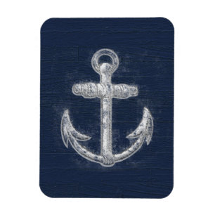 Vintage nautischer Anker Magnet