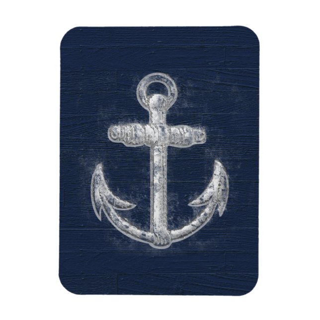 Vintage nautischer Anker Magnet (Vertikal)