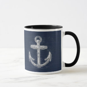 Vintage nautischer Anker Tasse