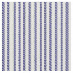 Vintage Navy Blue Matress Ticking Stoff