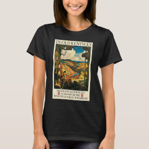 Vintage-NC-Wyeth-Reiseplakat, In Old Kentucky T-Shirt