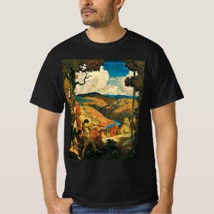 Vintage-NC-Wyeth-Reiseplakat, In Old Kentucky T-Shirt