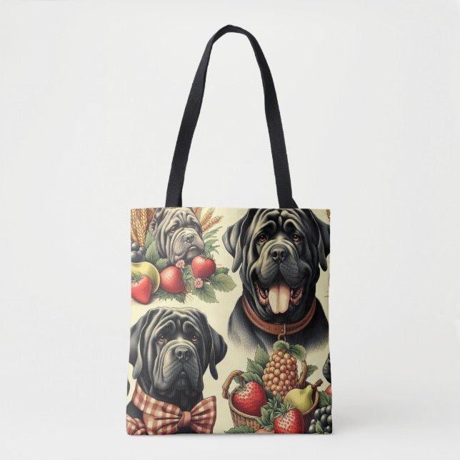 Vintage neapolitan Mastiff Illustration (Vorderseite)