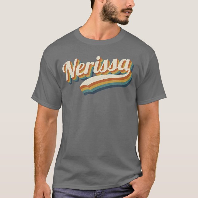 Vintage Nerissa Personalized Name Nerissa boy T-Shirt (Vorderseite)
