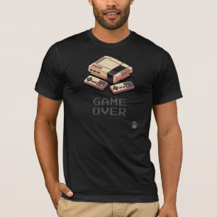 Vintage-NES-Konsole & -Controller Pixel Art - Spie T-Shirt