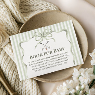 Vintage Neu im Club Golf Buch für Baby Shower Begleitkarte