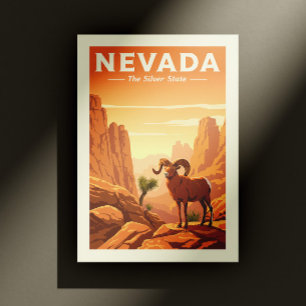 Vintage Nevada Postkarte