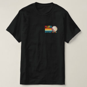 Vintage Never Forget Pluto Nerdy Astronomie Weltra T-Shirt