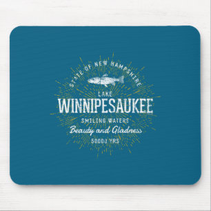 Vintage New Hampshire Lake Winnipesaukee Mousepad