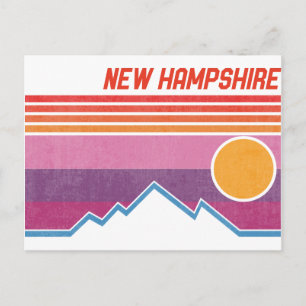 Vintage New Hampshire NH Granitstaat-Souvenir Postkarte