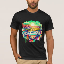 Vintage New Mexico Map T-Shirts – Retro us state